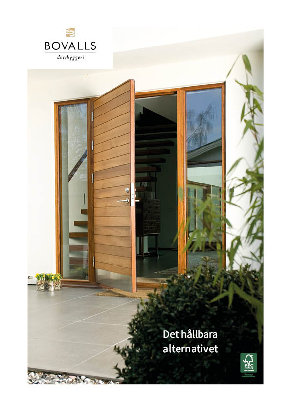 Katalog för ytterdörrar och innerdörrar samt garageportar